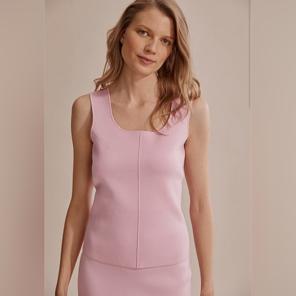 Country Road | Candy Pink Compact Knit Tank NWOT✨